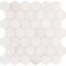 Msi Bianco Dolomite Hexagon SAMPLE Polished Marble Mesh-Mounted Mosaic Tile ZOR-MD-0164-SAM - alternate 1